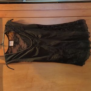 Free People Sleeveless Black Top Small